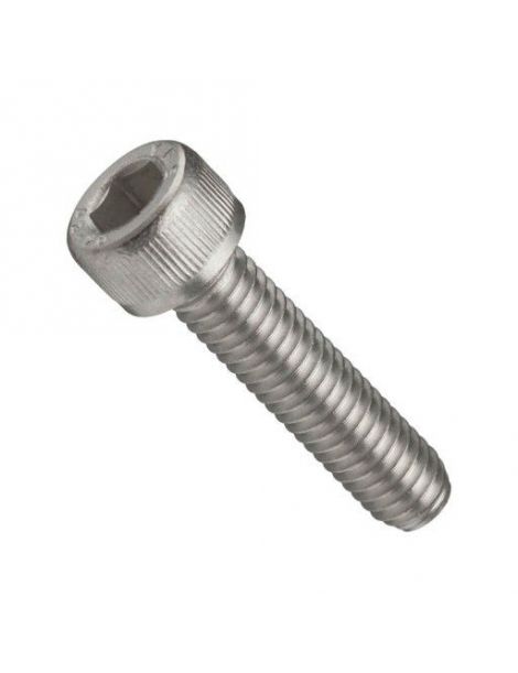 10mm x 1.5 (M10) - Vis longueur 20mm filetage complet, tête TCH Inox A2