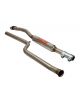 Escape intermedio de acero inoxidable TI-185C de referencia RC RACING