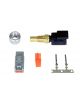 Sonda/sensor de temperatura de agua NPT de 1/8" con inserto de soldadura y conector tipo DTM (impermeable)