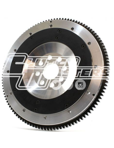 Lightweight aluminum flywheel from CLUTCH MASTERS, machined from a solid block, for 184mm twin-disc clutches, part number