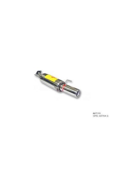Silenziatore di scarico in acciaio inox RC RACING riferimento ET115