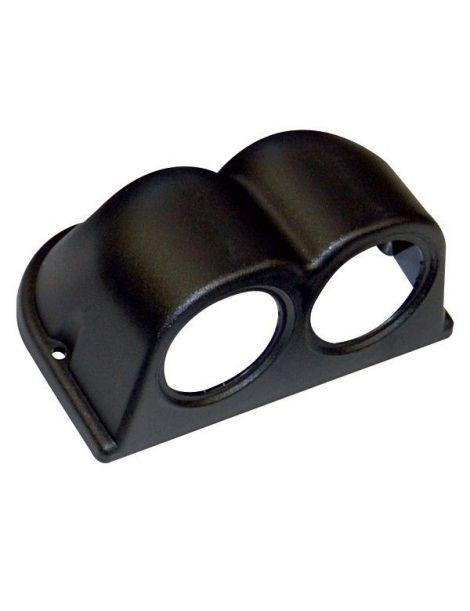 Soporte derecho para 2 indicadores, diÃ¡metro 52 mm, para tablero/superficie plana