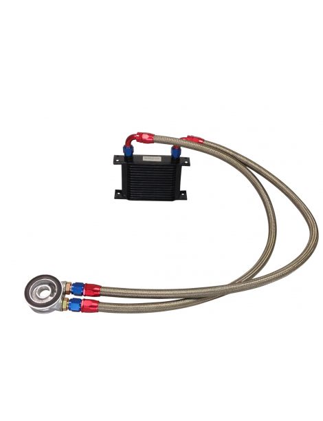 BREEZY DASH10 115mm 16-row matrix oil cooler kit, MOCAL standard plate