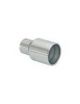 Round muffler outlet, 102mm diameter, 180mm length, for 60.3mm diameter pipe