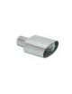 Salida de silenciador ovalada de 128 x 80 mm, longitud 180 mm para tubo de 60,3 mm de diÃ¡metro