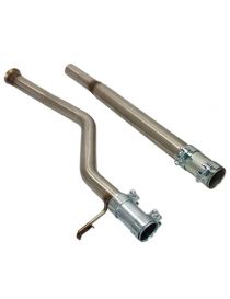 RC RACING referentie TI-183S Tussenliggende roestvrijstalen uitlaat