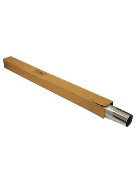 Tubo de acero inoxidable 304 de 76 x 1,5 mm, 1 m de longitud