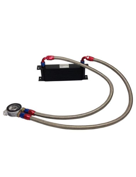 kit de radiador de aceite de matriz BREEZY DASH10 de 235 mm y 13 filas, placa termosttica MOCAL de 92 Â¡C