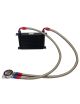 Kit radiatore olio matrice BREEZY DASH10 da 235 mm a 25 file, piastra termostatica MOCAL 92°C
