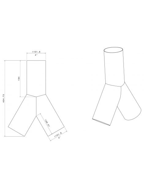 101.6mm - 2 in 1 (Y) aluminum REDOX