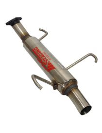 RC RACING reference ET295-GN Stainless steel exhaust silencer