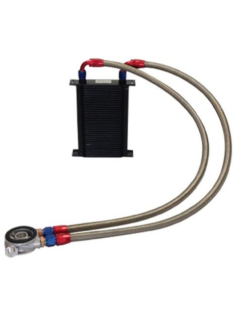 BREEZY DASH10 115-mm-34-reihiger Matrix- Ölkühler-Kit, MOCAL 92°C-Thermostatplatte