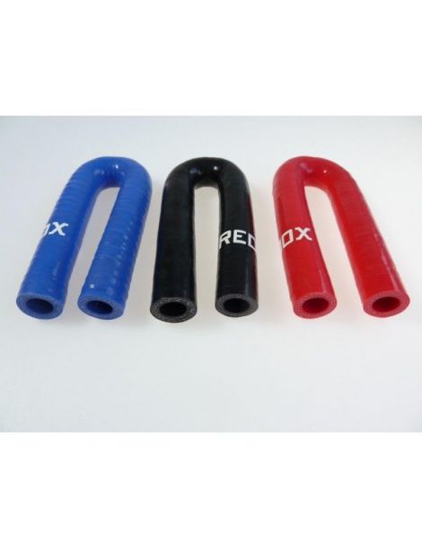 Codo de silicona de 10 mm y 180Â°, 3 capas, REDOX