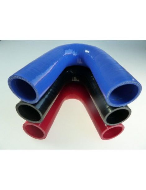 Codo de silicona de 3 capas de 42 mm y 135Â°. REDOX