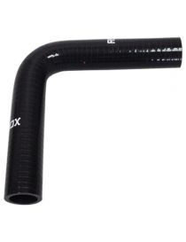 35 mm - 90° siliconen bocht, 3-laags REDOX, 200 mm lengte