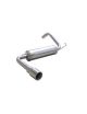 PEUGEOT 107 1.0 12V 68cv 2005- Silenziatore acciaio inox INOXCAR, uscita ronde 80mm