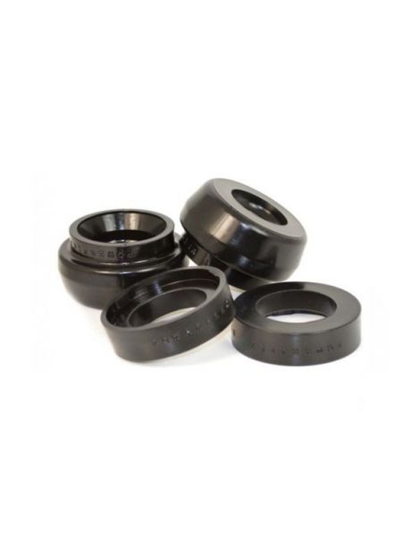 kit de 2 soportes de amortiguador delantero POWERFLEX BLACK SERIES (10 mm) para AUDI S3 (8L), motor 1.8T 20V Quattro de