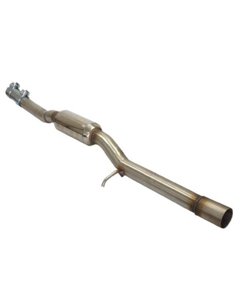 Escape intermedio de acero inoxidable RC RACING referencia TI-141C
