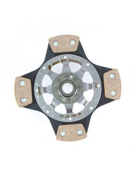 Disque embrayage renforcé métal fritté rigide 4 patins SACHS PERFORMANCE diamètre 240mm, 28 cannelures, moyeu 28.1x30.5mm