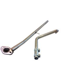 RC RACING Teilenummer TI-367S Zwischenauspuff aus Edelstahl