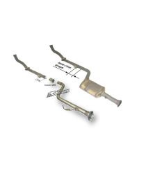 rc RACING stainless steel decat pipe/catalytic converter, reference TS267/p