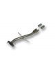 Tube afrique/ decatalyseur inox RC RACING reference TS125