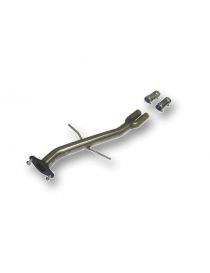 Tube afrique/ decatalyseur inox RC RACING reference TS125