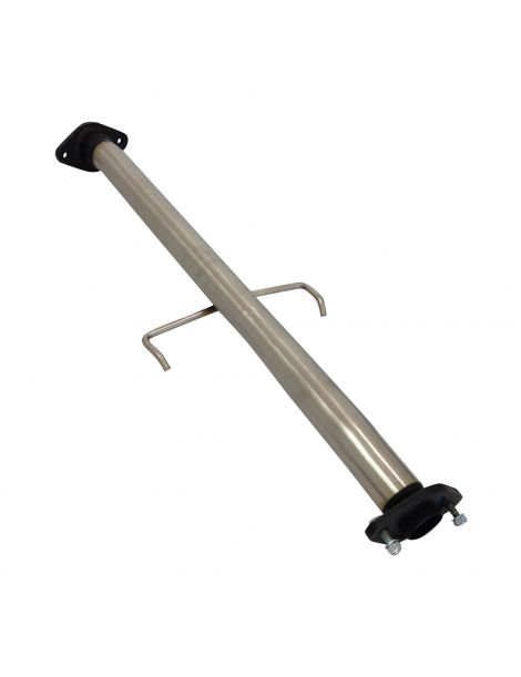 Tubo de descatizador/convertidor catalÃ­tico de acero inoxidable RC RACING, referencia TS95