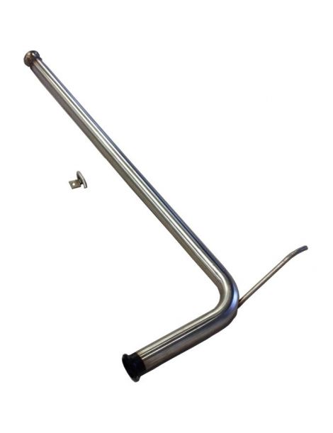 RC RACING reference TI-46S Intermediate Stainless Steel Exhaust
