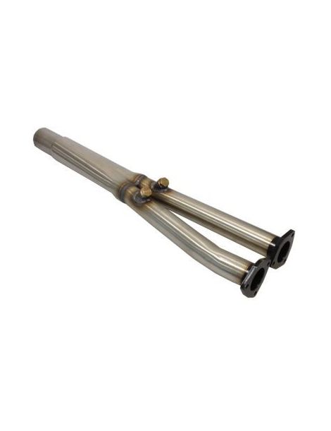 Tubo de descat/convertidor catalÃ­tico de acero inoxidable RC RACING, referencia TS141