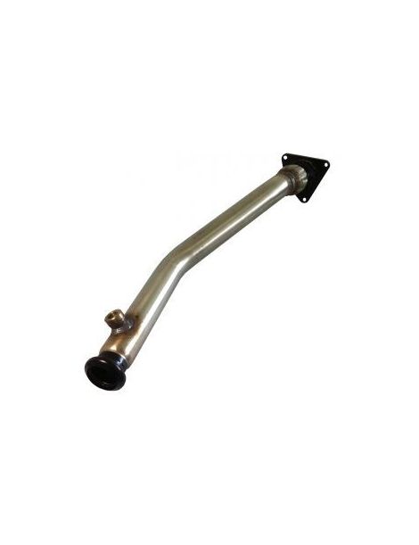 Tubo de descat/convertidor catalÃ­tico de acero inoxidable RC RACING, referencia TS218