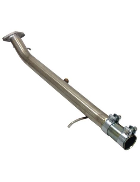 Tubo de descatizador/convertidor catalÃ­tico de acero inoxidable RC RACING, referencia TS366