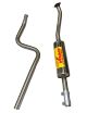 Codice articolo RC RACING TI-323AC Scarico intermedio in acciaio inossidabile
