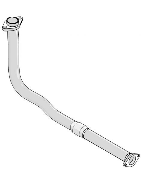 pTubo decat/convertitore catalitico in acciaio inossidabile RC RACING, riferimento TS146C/p
