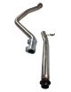 RC RACING reference TI-289S Intermediate Stainless Steel Exhaust