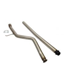 Escape intermedio de acero inoxidable TI-2-200S de referencia RC RACING