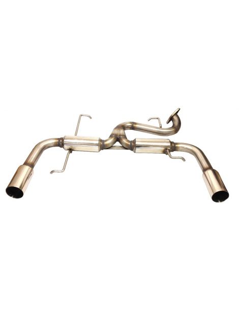 Silenziatore di scarico in acciaio inox RC RACING riferimento ET301-GN