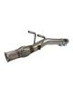 Tube afrique/ decatalyseur inox RC RACING reference TS355