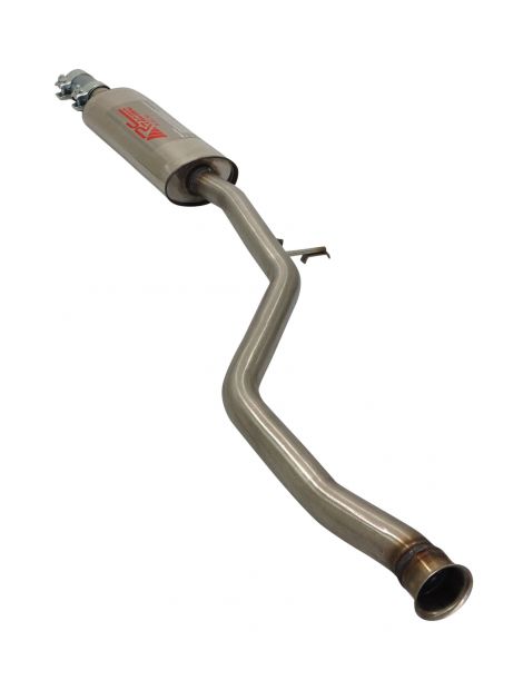 Escape intermedio de acero inoxidable TI-183C de referencia RC RACING