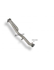 Tube afrique/ decatalyseur inox RC RACING reference TS189
