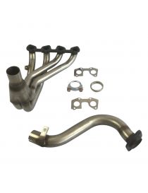 Collecteur avec tube de connexion inox RC RACING reference KCE40TE150