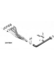 RC RACING stainless steel manifold with connecting pipe, reference CE51TE51/p