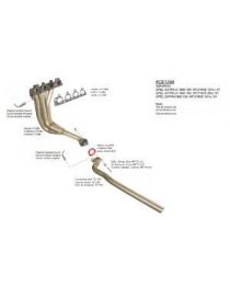 Colector de acero inoxidable RC RACING con tubo de conexiÃ³n, referencia CE128ATE128A