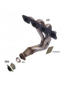 Collettore in acciaio inox RC RACING con tubo di collegamento, riferimento CE5TE5