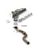 Collecteur avec tube de connexion inox RC RACING reference CE163TE270