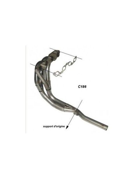 pRC RACING Edelstahlkrümmer, Referenz CE186/p