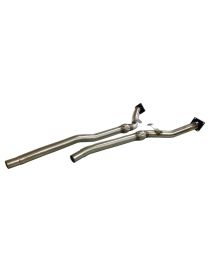 Tubes afriques/ decatalyseurs inox RC RACING reference TS378