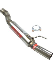 RC RACING Edelstahl-Auspuffanlage Gruppe N für BMW E46 COMPACT 320TD M47D20 150 PS 09/2001 - 02/2005