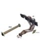 Collettore RC RACING 4 in 1 con tubo di collegamento in acciaio inox per FORD ESCORT 1.6 XR3I 108 CV 02/90-09/90
