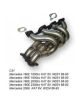 MERCEDES BENZ 190E 2.3 8V 88-93 Collecteur inox 4 en 2 RC RACING